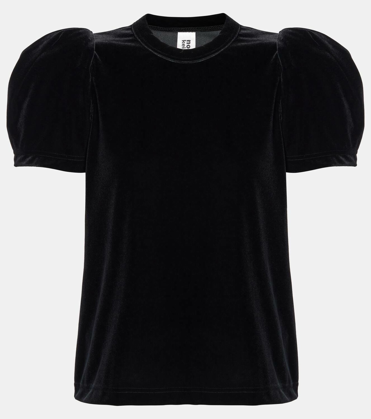 noir Kei ninomiya 異素材　プリーツ ドッキング Tシャツ Noir Kei Ninomiya Tulle-trimmed cotton jersey T-shirt Noir Kei