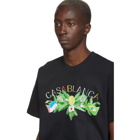 Casablanca SSENSE Exclusive Black Tennis Court T-Shirt