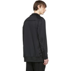 Y-3 Black Suspender Long Track Jacket