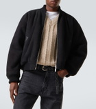 Studio Nicholson x Aaron Levine Berkeley suede bomber jacket