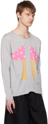 Comme des Garçons Shirt Gray Brett Westfall Edition Sweater