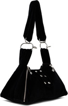 Chopova Lowena Black Mini Pyramid Bag