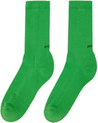 SOCKSSS Two-Pack Black & Green Socks