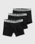 Calvin Klein Underwear Sustain Steel Cotton Boxer Brief 3 Pack Black - Mens - Boxers & Briefs