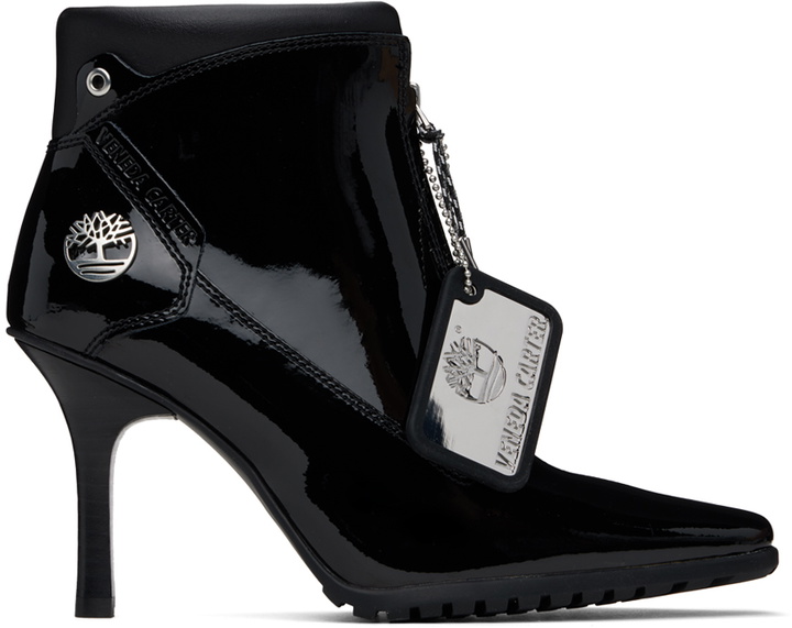 Photo: Timberland Black Veneda Carter Edition Zip Front Boots