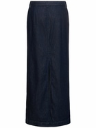 THEORY Cotton Denim Maxi Skirt