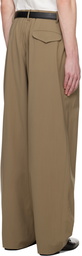 The Row Brown Rufus Trousers