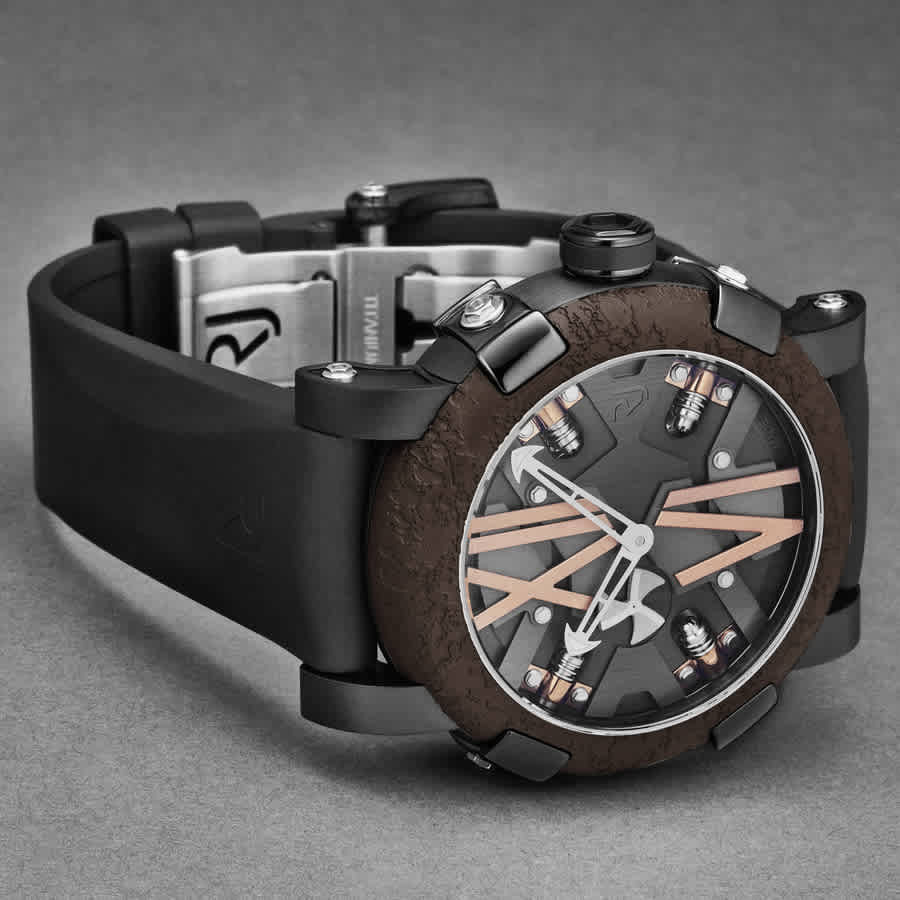 Romain Jerome Steampunk Grey Dial Mens Watch RJ.ST.AU.403.20