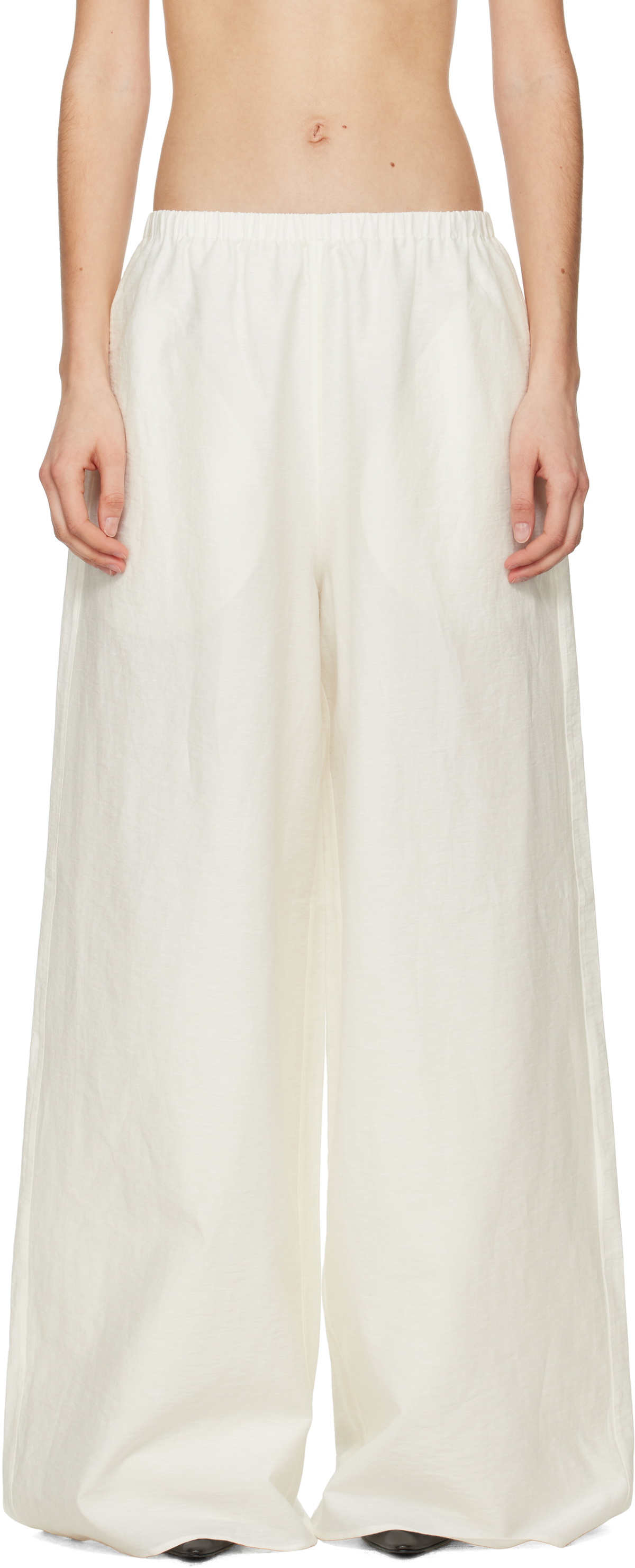 Ruohan Off-White Lounge Trousers