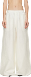 Ruohan Off-White Lounge Trousers