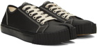 Maison Margiela Black Tabi Sneakers