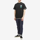 Monitaly Men's Cinta Taped T-Shirt in Black