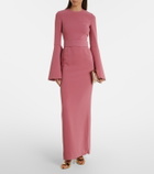 Solace London Theia belted gown