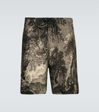 Dries Van Noten - Printed Bermuda shorts