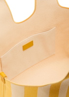 Chloe Stripy East-west Canvas Tote bag - Yellow - One Size