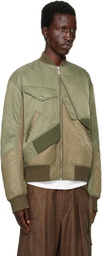 UNDERCOVER Khaki UP2F9201 Bomber Jacket