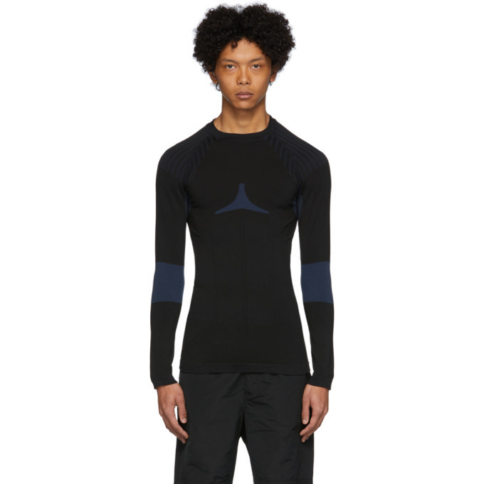 Photo: Givenchy Black and Blue Athletic Sweater