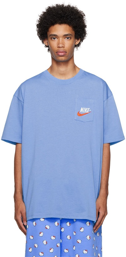 Photo: Nike Blue Cotton T-Shirt