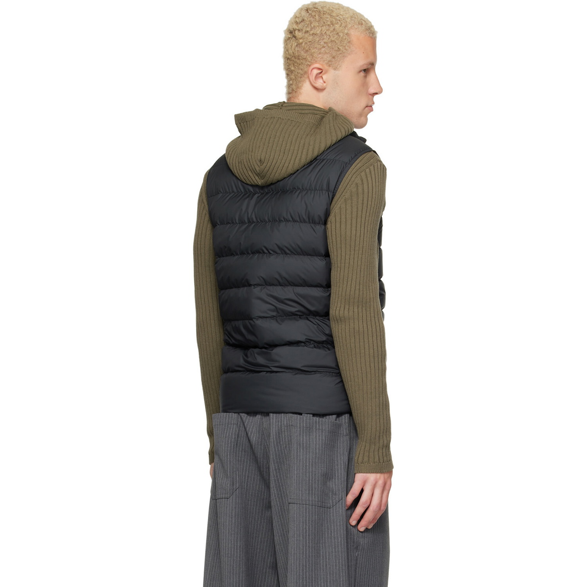 Moncler Black Treompan Down Vest