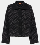 Missoni Zig Zag lamé cardigan