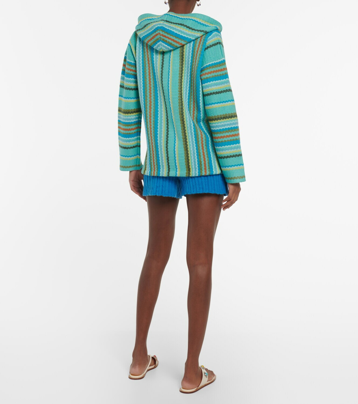 Alanui - Baja striped virgin wool sweater