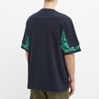 Sacai Men's Bandana Print T-Shirt in Navy