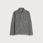 Service Works Men's House Gingham FOH Overshirt in Black