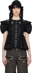 Chopova Lowena Black Lasso Blouse