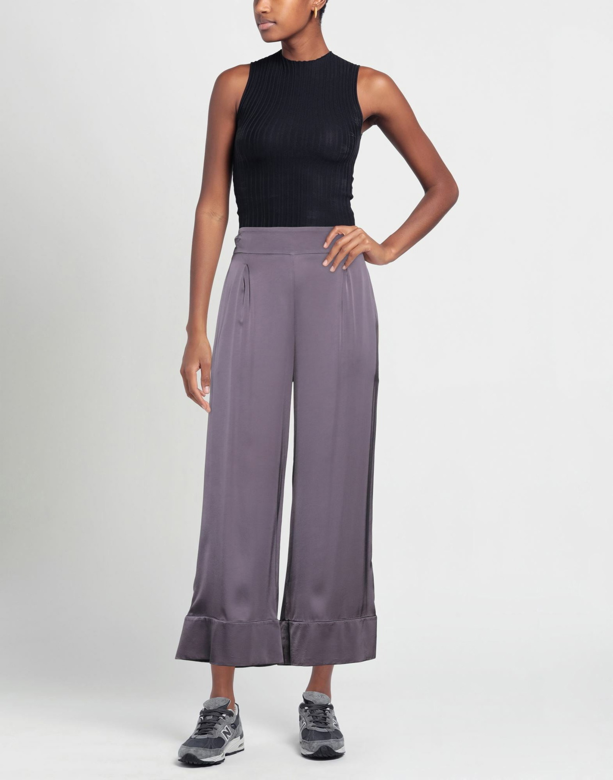Alessia Santi Womens Pants Lilac