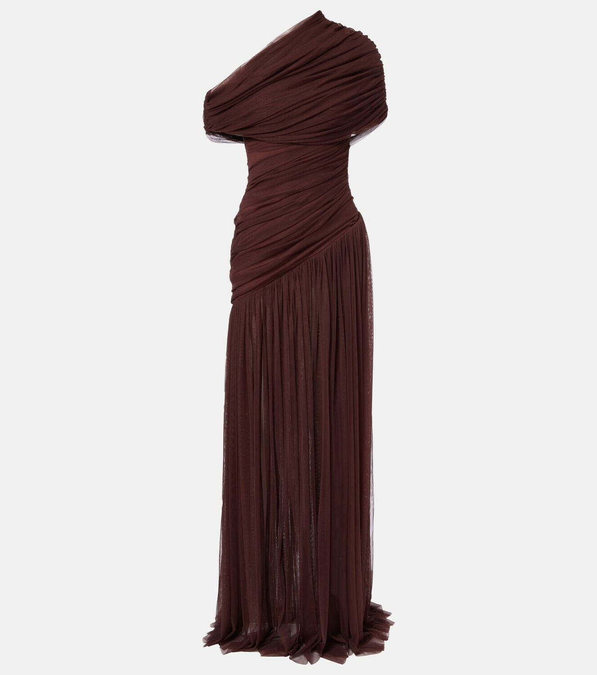 De La Vali Himala gathered tulle gown