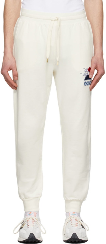 Photo: Casablanca Off-White Organic Cotton Lounge Pants
