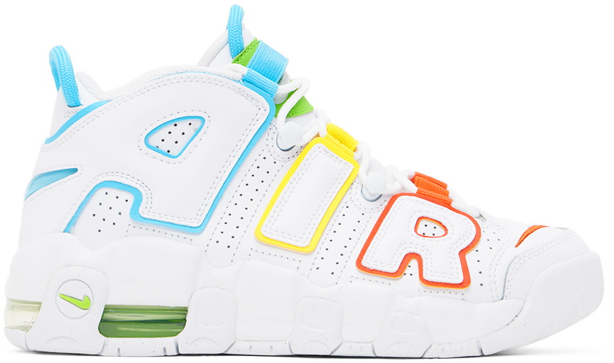 Nike Kids White Air More Uptempo Big Kids Sneakers Nike