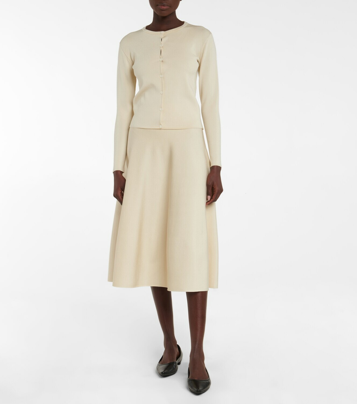 The Row Skirts - High-Waisted Skirts スカート The Row Cindy high-rise midi skirt The Row