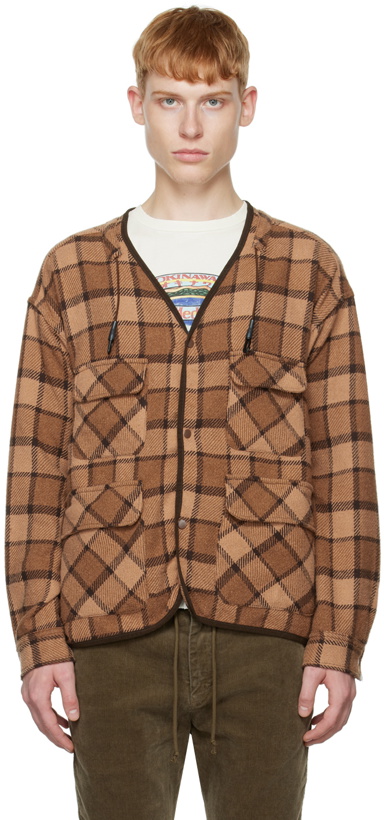 Photo: Remi Relief Brown Check Cardigan