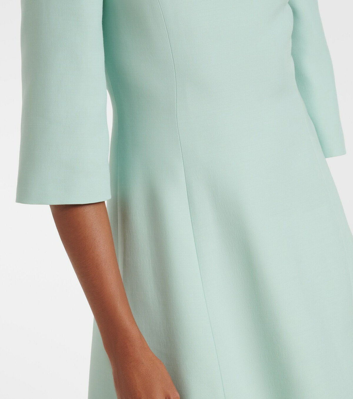 Valentino Crepe Couture embellished midi dress