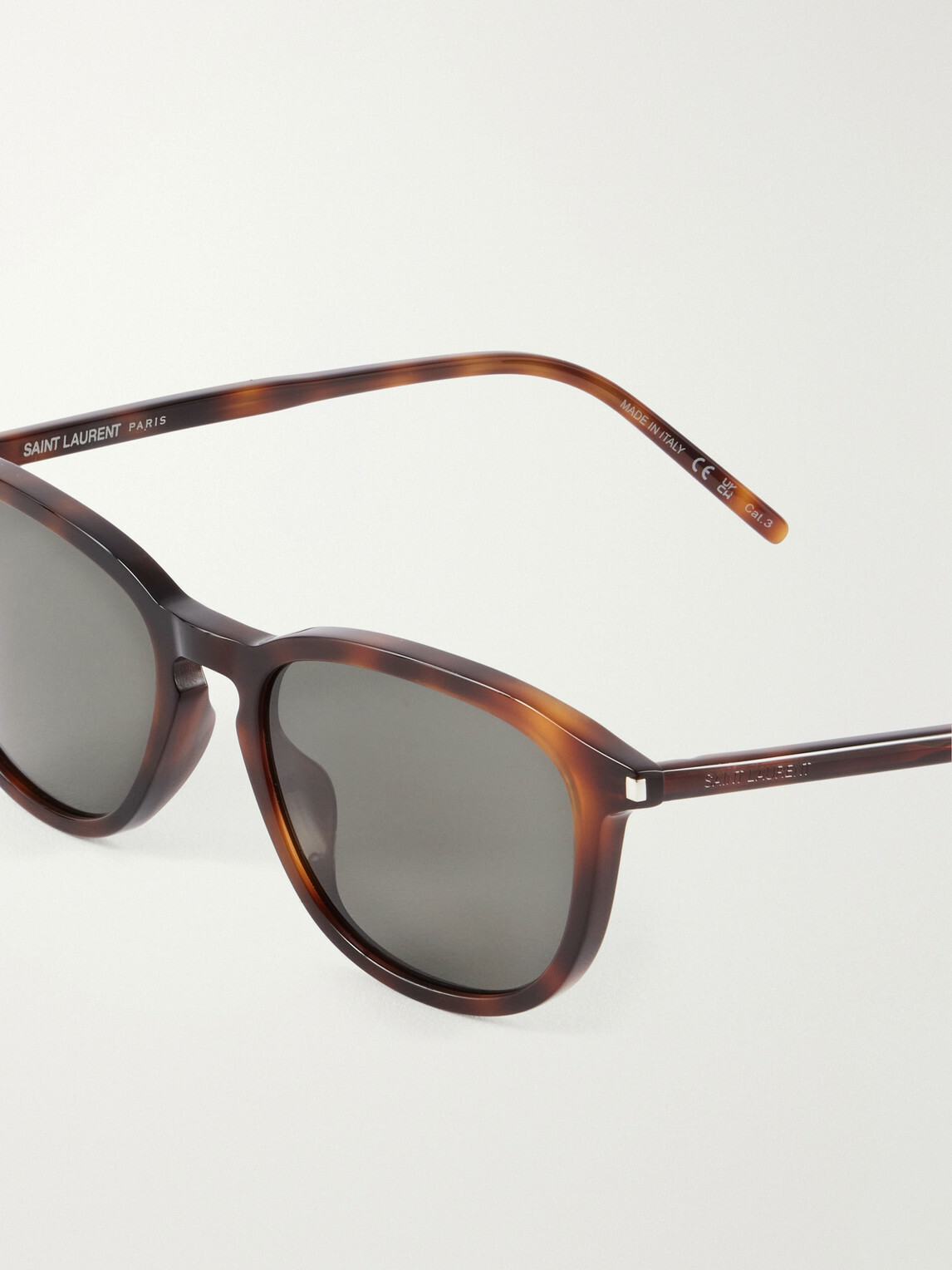 SAINT LAURENT - SL 939 Round-Frame Recycled Acetate Sunglasses - Brown