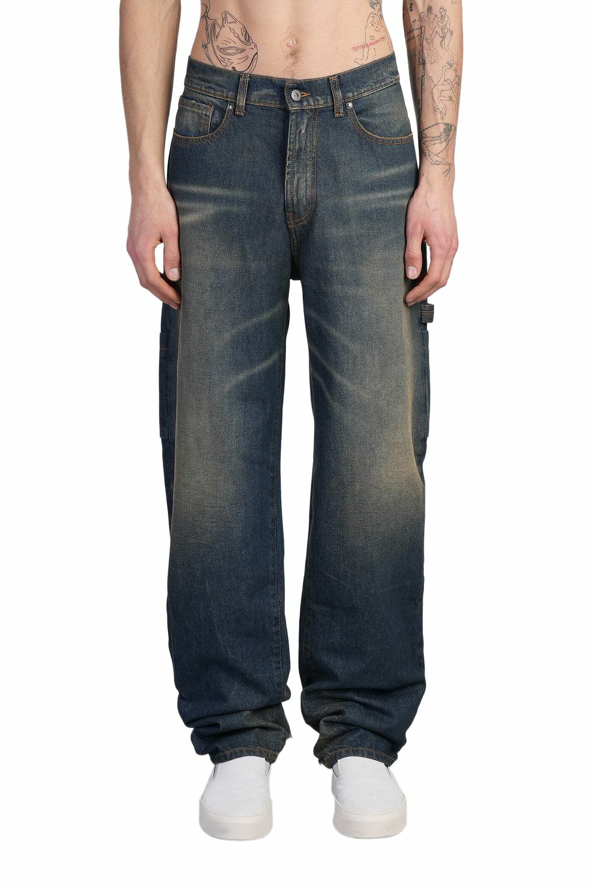 Salvatore Santoro Jeans In Blue Denim