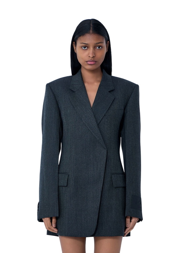 Photo: Alexander Wang Tailored Wool Blazer Dress