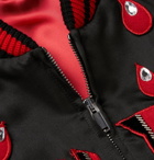 Gucci - Spiritismo Embellished Satin Bomber Jacket - Men - Black