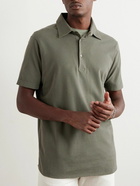 Loro Piana - Cotton-Piqué Polo Shirt - Green