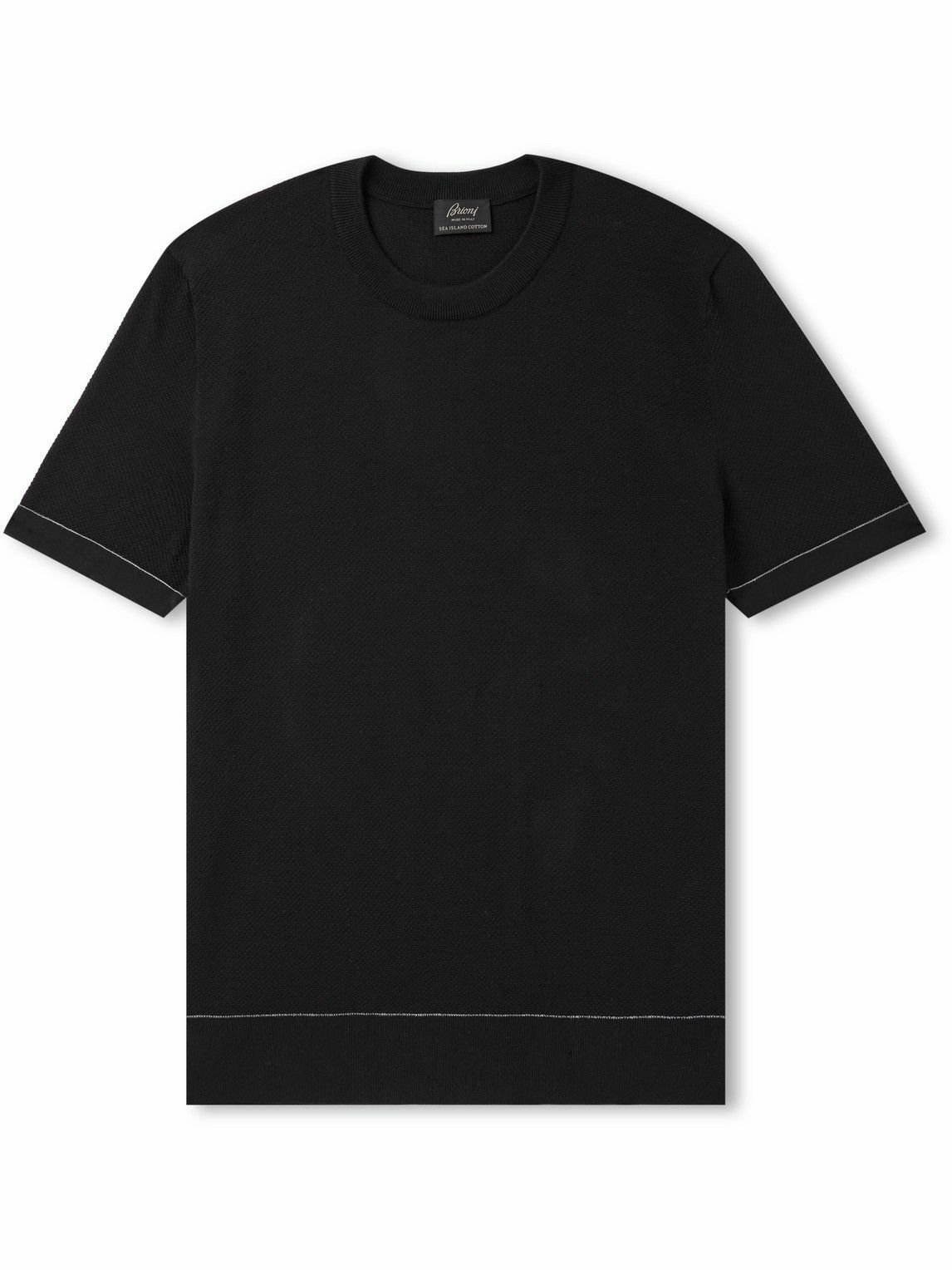 Brioni - Cashmere Henley T-Shirt - Brown Brioni