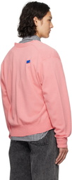 ADER error Pink Sig; TRS Tag 01 Cardigan