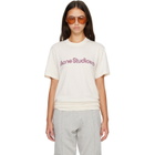 Acne Studios Beige Graphic T-shirt