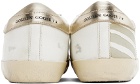Golden Goose White & Beige Super-Star Sneakers