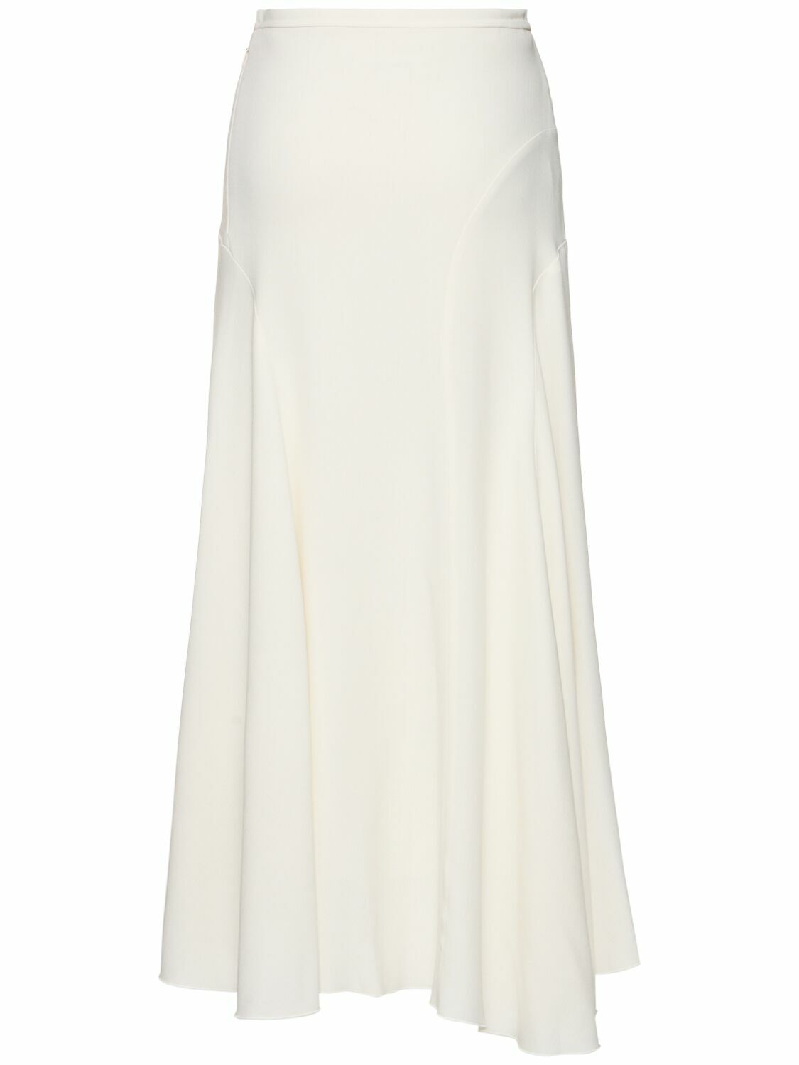 VICTORIA BECKHAM Spiral Seam Fine Ribbed Skirt