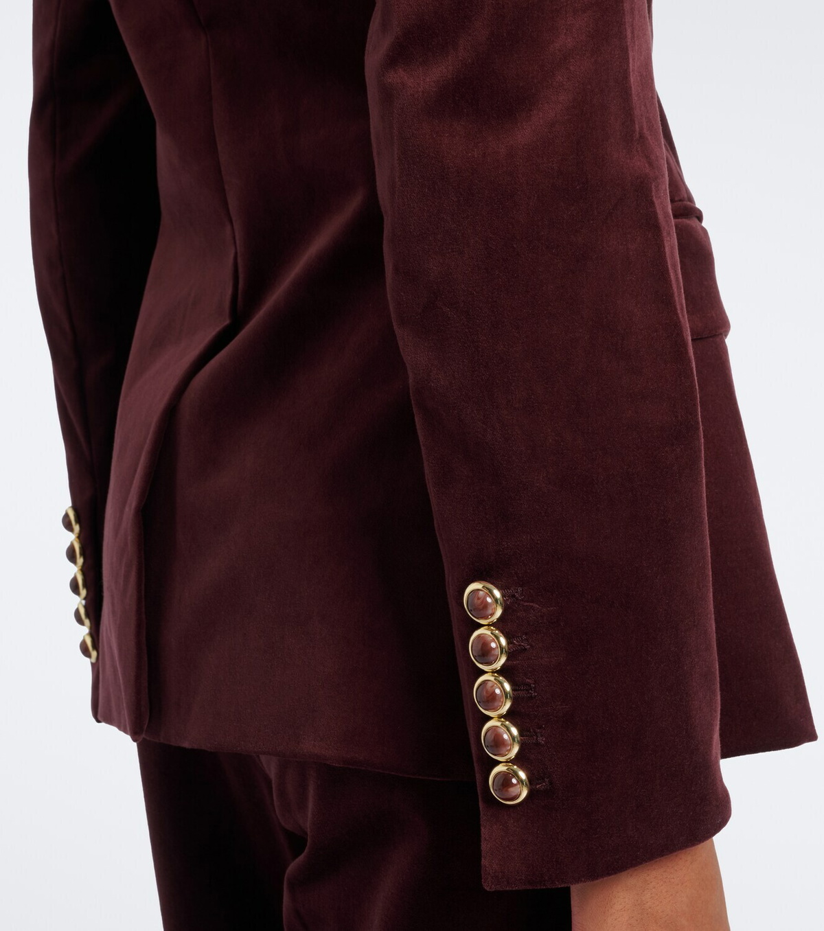 Veronica Beard Raelynn cotton-blend velvet blazer