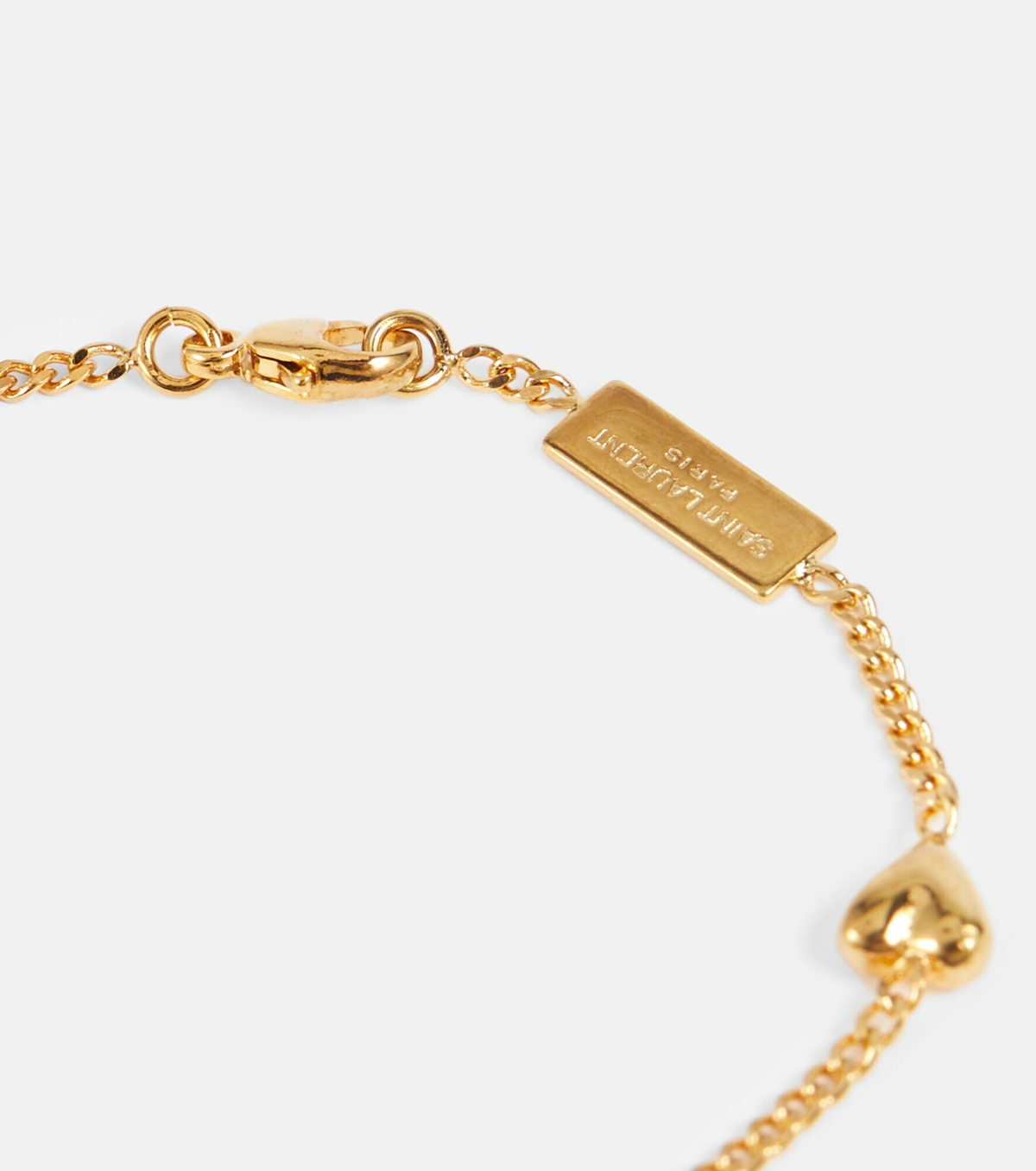 Cassandre Monogram Charm Bracelet in Gold - Saint Laurent