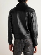 Enfants Riches Déprimés - Television Panelled Leather Jacket - Black