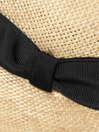 Anderson & Sheppard - Grosgrain-Trimmed Sisal Hat - Neutrals