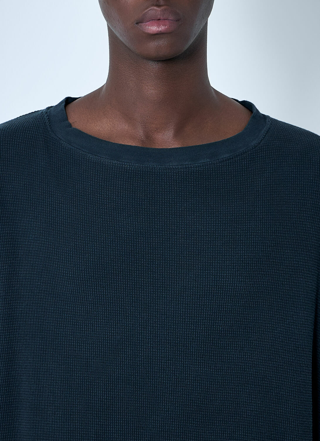 GREG ROSS Shoulder Pad Thermal Sweatshirt
